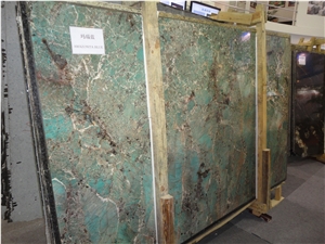 Slga-164,Amazonita Blue Granite,Slab,Tile,Flooring,Wall Cladding,Skirting