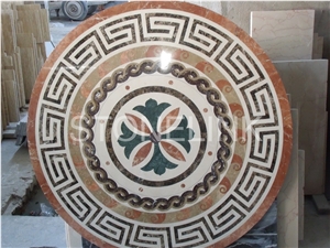 Slme-032- Water-Jet Marble Medallion-Water-Jet Medallion-Medallion-Marble Medallion-Floor Tiles, Brown Marble Medallion Slme-032- Water-Jet Marble Medallion-Water-Jet Medallion-Medallion-Marble Medallion-Floor Tiles, Brown Marble Medallion