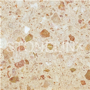 Slqu-003,Artificial Quartz Stone Slabs & Tiles,Engineered Quartz,Beige Quarz Stone Slab