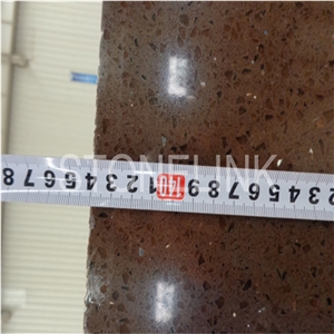 Slqu-004,Artificial Quartz Stone Slabs & Tiles,Solid Surface,Coffee Engineered Quartz Stone Floor Tile,Wall Tile