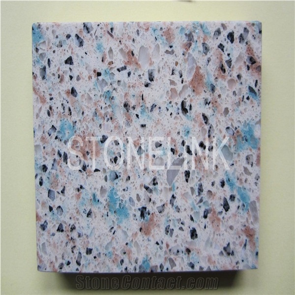 Slqu-025,Candy Pack Multicolor Quartz Stone Slabs & Tiles,Artificial Quartz ,Solide Surface Quartz Tile,Slab