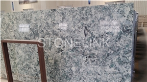Slqu-090,Sea Wave Blue Artificial Stone Tile,Slab