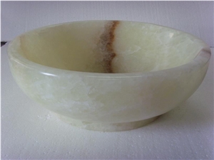 Slsi-009, Light Green Onyx Basin, Countertop Basin