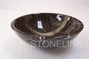 Slsi-051, Portoro Gold Marble Round Basin, Saint Laurent Marble Round Basin, Wash Basin,Black and Gold Marble Basin Slsi-051, Portoro Gold Marble Round Basin, Saint Laurent Marble Round Basin, Wash Basin,Black and Gold Marble Basin