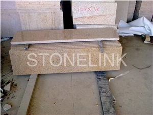 Slst-002, China G682 Steps, Golden Beach Steps,Yellow Granite Step, Interior Steps