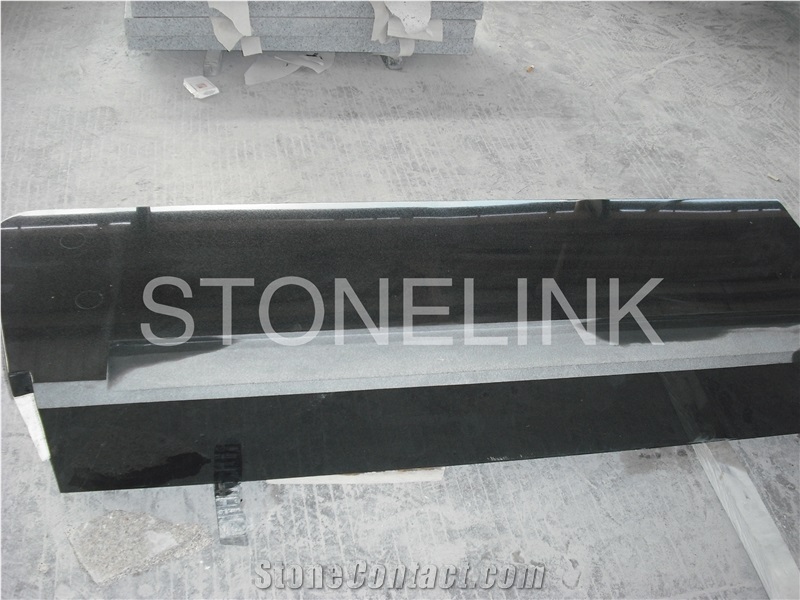 Slst-004, Absolute Black Granite Step, Black Stepcase, Granite Stepcase