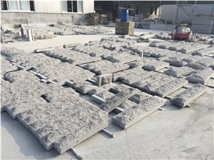 G350 Light Yellow Granite Mushroom Wall Stone
