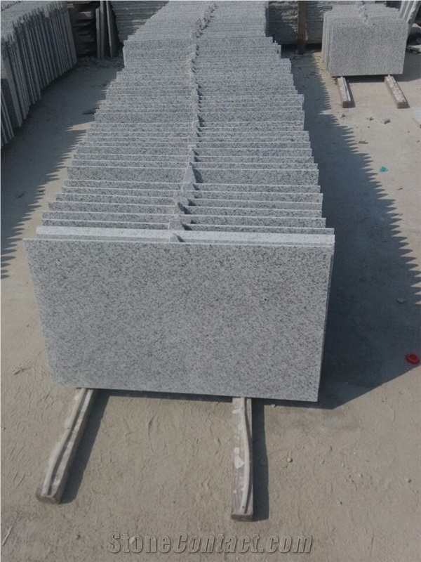 Shandong Muping White Sesame Granite Slabs Tiles Cheap Prices, China White Granite