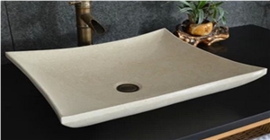 Beige Marble Sinks,Natural Stone Sinks,Stone Basin,Stone Vessel,Marble Vessel,Washing Basin