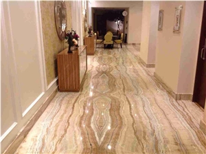Lifora Onyx Floor Tiles, Multicolor Polished Onyx Floor Covering Tiles