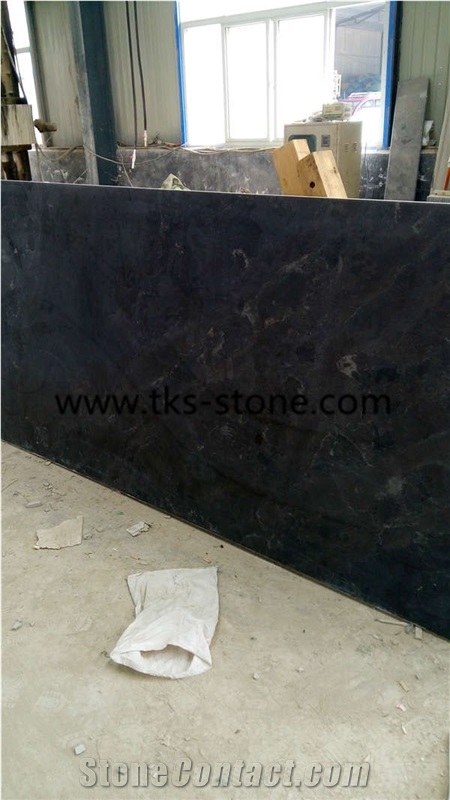 China Blue Stone Polished Slabs & Tiles