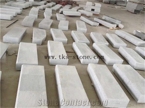 Crystal White Granite, G603 Granite Steps