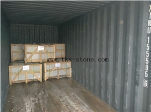 Crystal White Granite, G603 Granite Steps