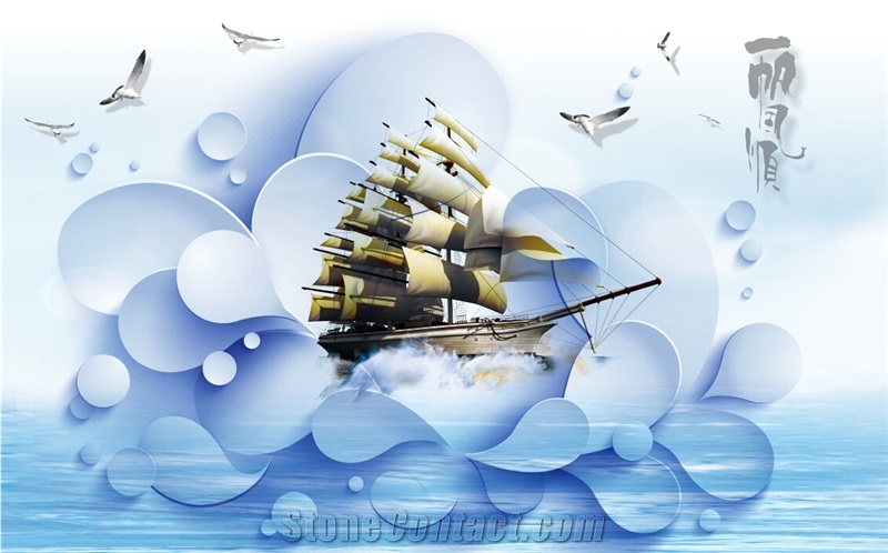 Nano Glass Stone 3 D Wall Decoration 79