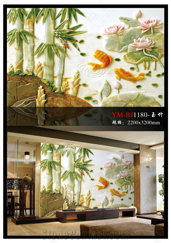 Nano Glass Stone 3d Jade Effect 09,Nano Glass Stone Art Work