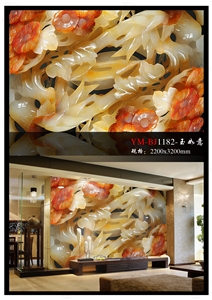 Nano Glass Stone 3d Jade Effect Art Work 10