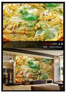 Nano Glass Stone 3d Jade Effect Art Work 13