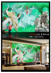Nano Glass Stone 3d Jade Effect Art Work 16