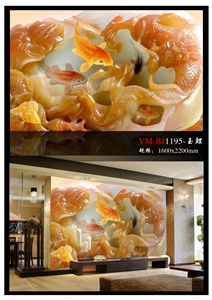 Nano Glass Stone 3d Jade Effect Art Work 17