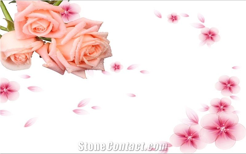 Nano Glass Stone 3d Wall Decoration 48, Beige Granite Art Works