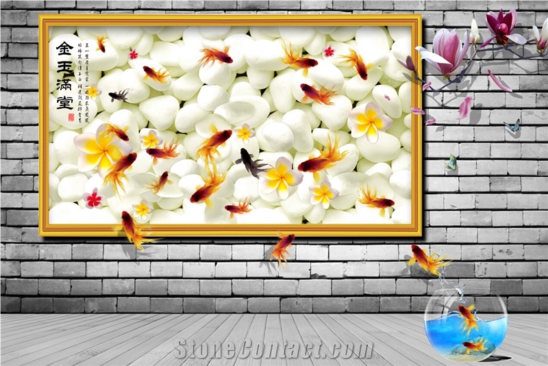 Nano Glass Stone 3d Wall Decoration 96 ,Nano Glass Stone Art Work