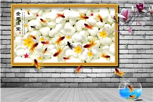 Nano Glass Stone 3d Wall Decoration 96 ,Nano Glass Stone Art Work