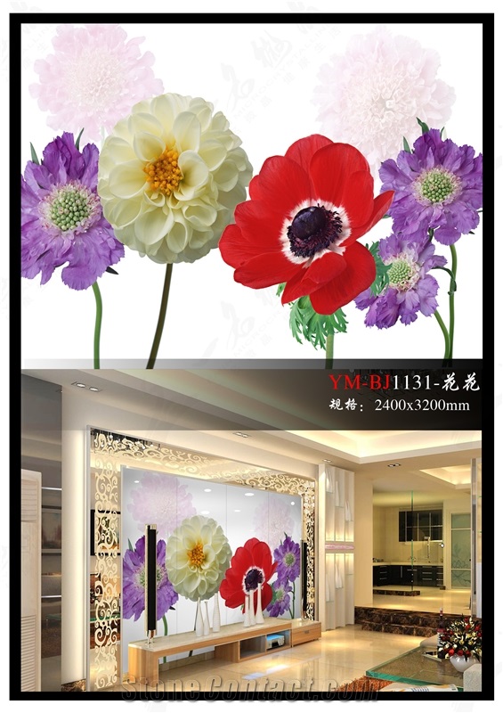Nano Glass Stone Decoration 16, Beige Granite Art Works