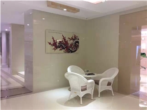 Nano Glass Stone Slabs Pure Color Application