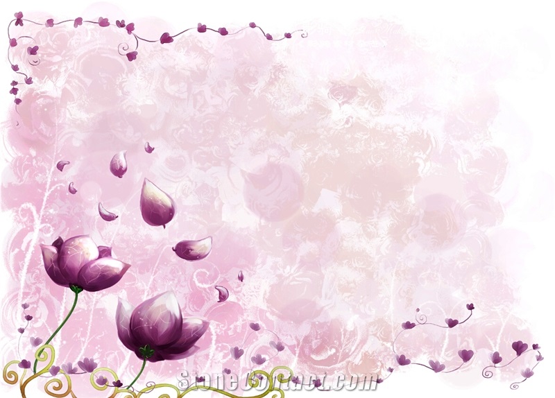 Nano Glass Stone Wall Decoration 28, Beige Granite Art Works