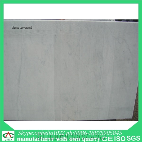 Bianco Carrara Cd Marble Tiles Marble Flooring Tile