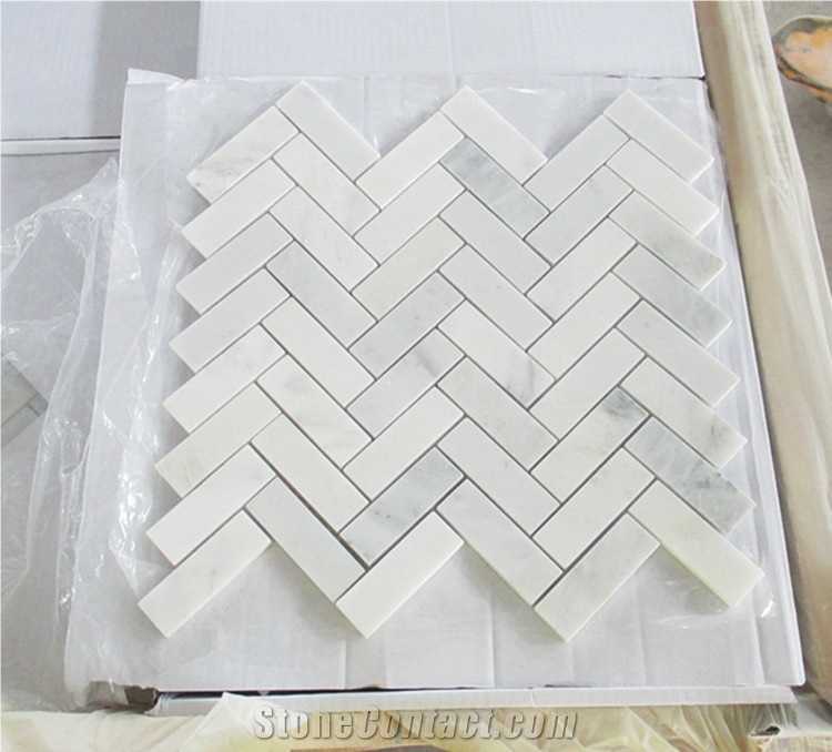 White Marble Mosaic Oriental White Marble Tiles Pure White Marble Tiles for Wall and Flooring White Marble Tiles for Bathroom Tiles