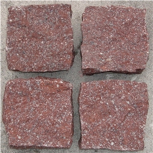 Red Porphyry Putian Red Dayang Red Granite Cubes,Cobblestone Paving Stone, Cobble Stone, Cube Pavers Wholesale