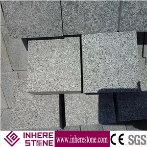 China Dark Grey Granite Paving Stone for Outside, Dark Grey Paver, G654 Cube Stone