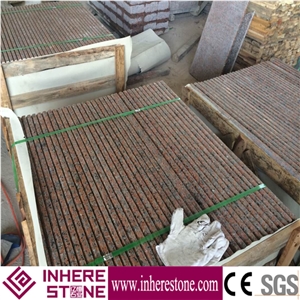 G562 Granite Slabs & Tiles,Chinese Capao Bonito/Cenxi Hong,Cenxi Red/Maple Leaf Red/Red Of Cengxi/Samkie Red