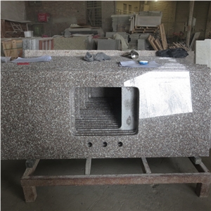 Hot Sale China G664 Pink Granite Countertop, Bainbrook Brown Countertop