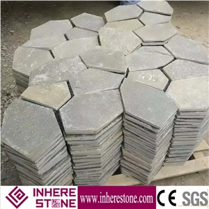 Slate Random Flagstone / Rusty Slate Flagstone / Landscaping Stones / Crazy Stone / Irregular Flagstone Landscape, Grey Slate Slate Blocks