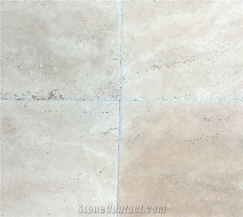 Classic Beige Travertine Tumbled Pattern Set