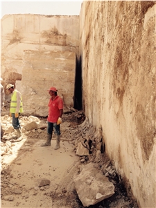 Konya Light Travertine Block