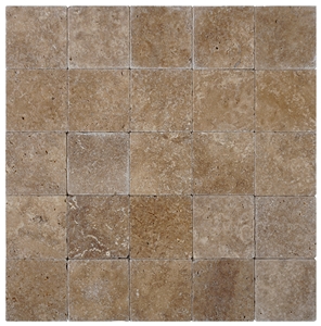 Small Tumbled Tiles,Walnut Travertine