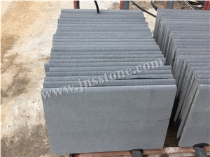 Hainan Black Basalt Sandblasted Retated Bullnose Pool Coping,Dark Basalt, China Black Basalt Sandblasted Swimming Pool Coping