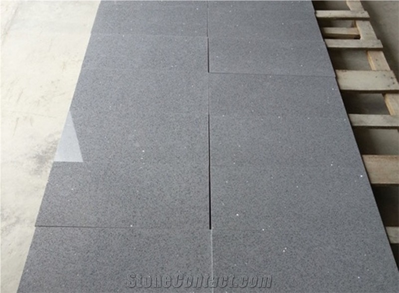 Elegant Light Grey Quartz Stone Slab, Tile
