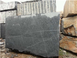 Nero Marquina Marble Blocks, Spain Black Marble, China Marquina Black Marble Block