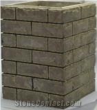 The Block Columns Of Sandstone