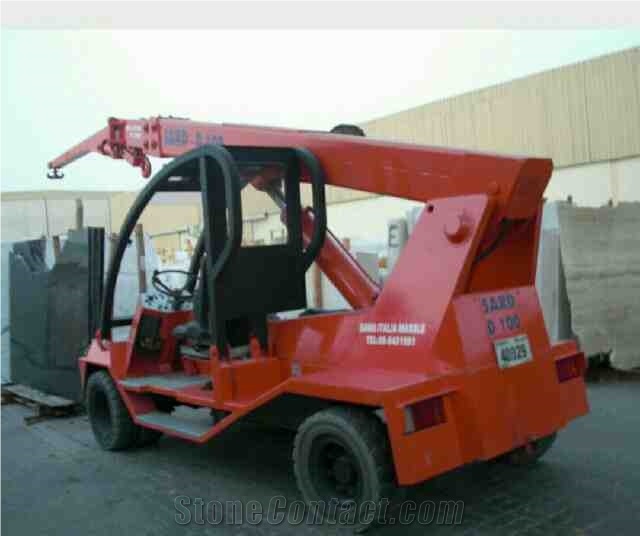 Mobile Crane Slab Loader, Used Stone Machine, Jib Arm Container Loader