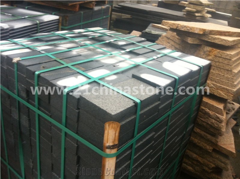 Blocks Stock-G654 Sesame Grey Granite Cube Stone/ Cobble Stone Garden Stepping Pavements,Exterior Stone