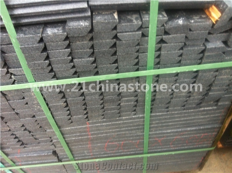 Blocks Stock- Good Price G654 Impala Black Granite Cubestone ,Exterior Stone/ Sesame Grey Granite Cobble Stone Pavers/ Garden Stepping Pavements/Landscaping Stone
