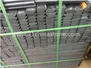 Blocks Stock- Good Price G654 Impala Black Granite Cubestone ,Exterior Stone/ Sesame Grey Granite Cobble Stone Pavers/ Garden Stepping Pavements/Landscaping Stone
