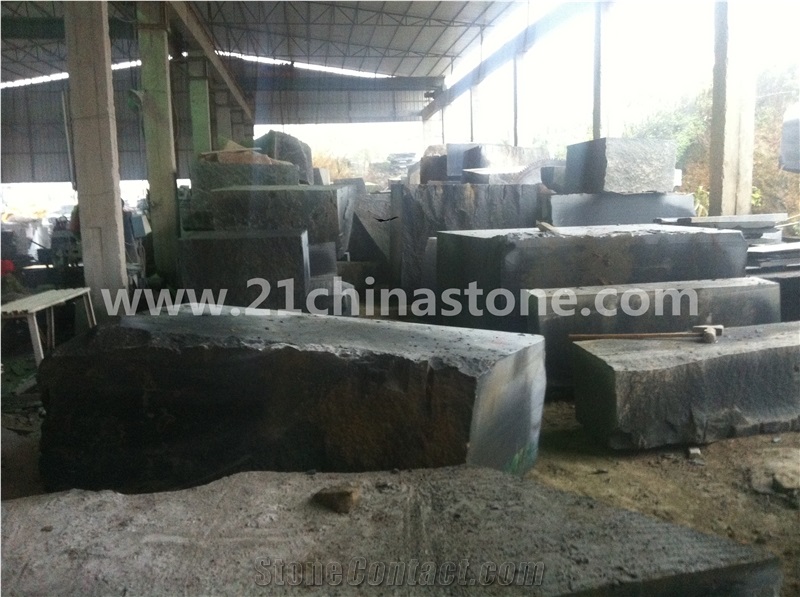 Blocks Stock- Good Price G654 Impala Black Granite Cubestone ,Exterior Stone/ Sesame Grey Granite Cobble Stone Pavers/ Garden Stepping Pavements/Landscaping Stone