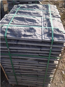 G603 Bianco Sardo Granite Mushroom Stone for Wall Cladding /Wall Panel
