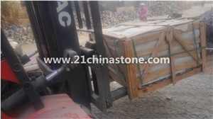 G603 Granite Cube Stone/Bianco Crystal Grey Granite Cobble Stone Pavers Stepping